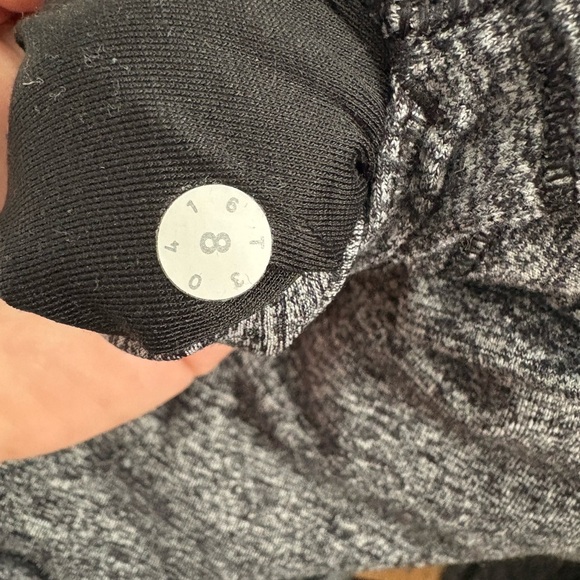 Lululemon wunder under heathered black size 8 28” inseam - Picture 3 of 9